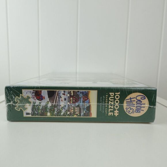 Cobble Hill Puzzle 1000 Pieces Christmas Town Sealed - Picture 5 of 6